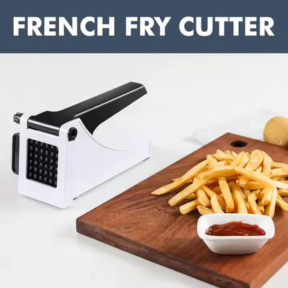 Manual Hand Press Potato Slicer - French Fry Maker & Vegetable Chopper